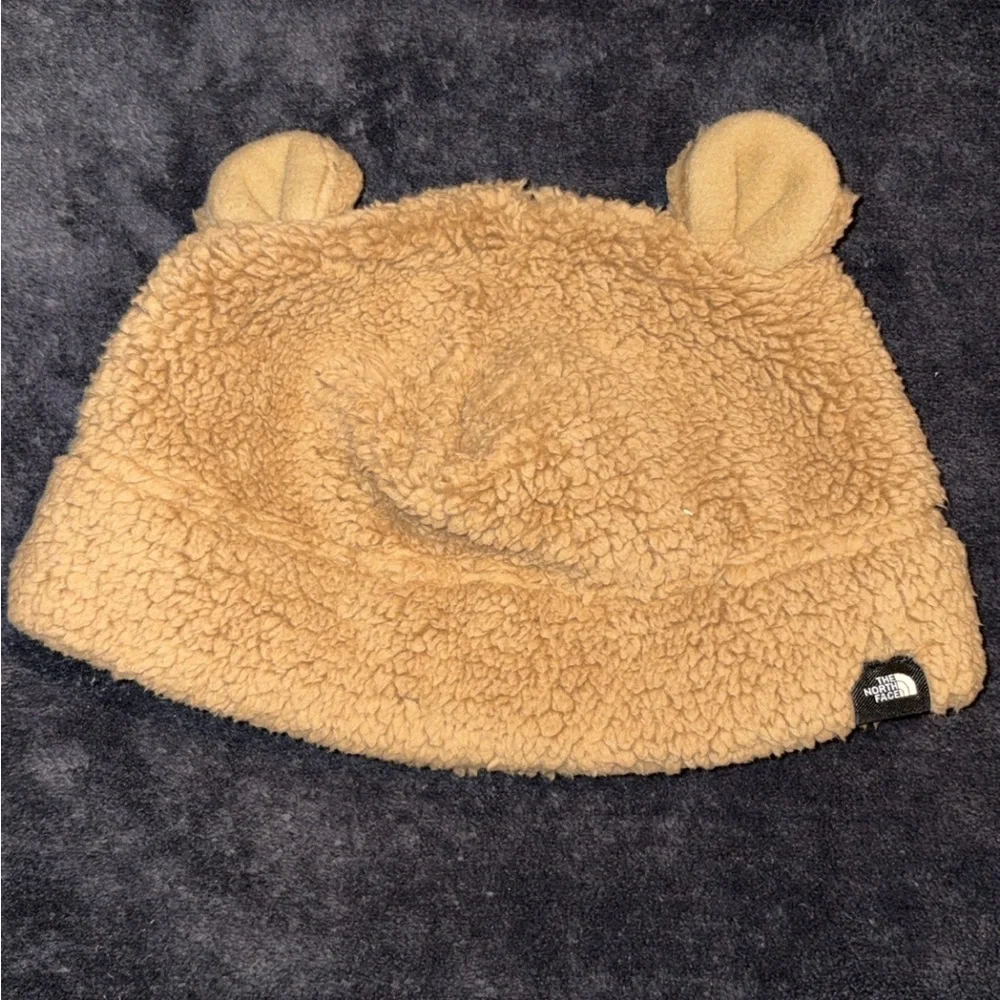 The North Face Kids Tan Sherpa Hat